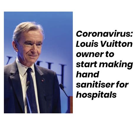 louis vuitton corona virus|Coronavirus: Louis Vuitton owner to start making hand sanitiser.